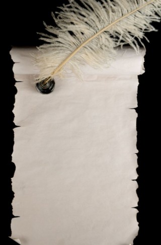 撕裂的空白鸡毛信图片