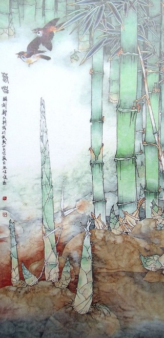 新中式水墨山水装饰画